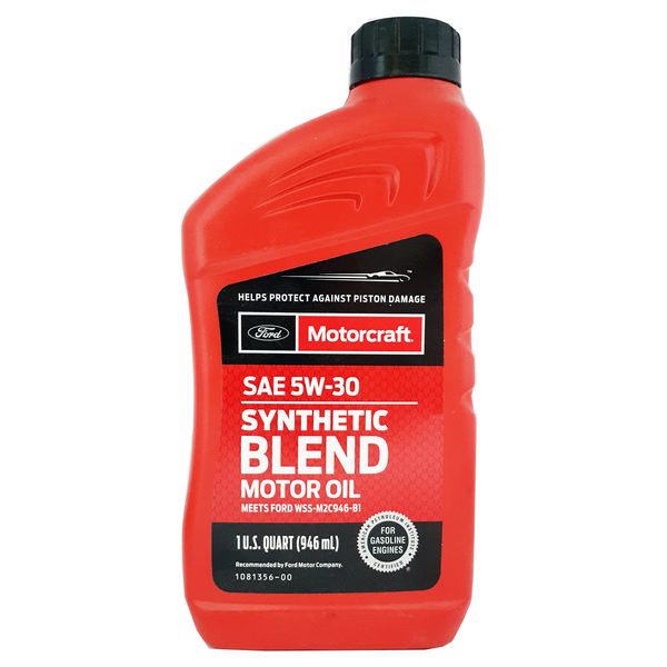 روغن موتور خودرو موتورکرافت مدل SN 5w-30 FORD SYNTHETIC BLEND حجم 946 میلی لیتر روغن موتور خودرو موتورکرافت مدل SN 5w-30 FORD SYNTHETIC BLEND حجم 946 میلی لیتر