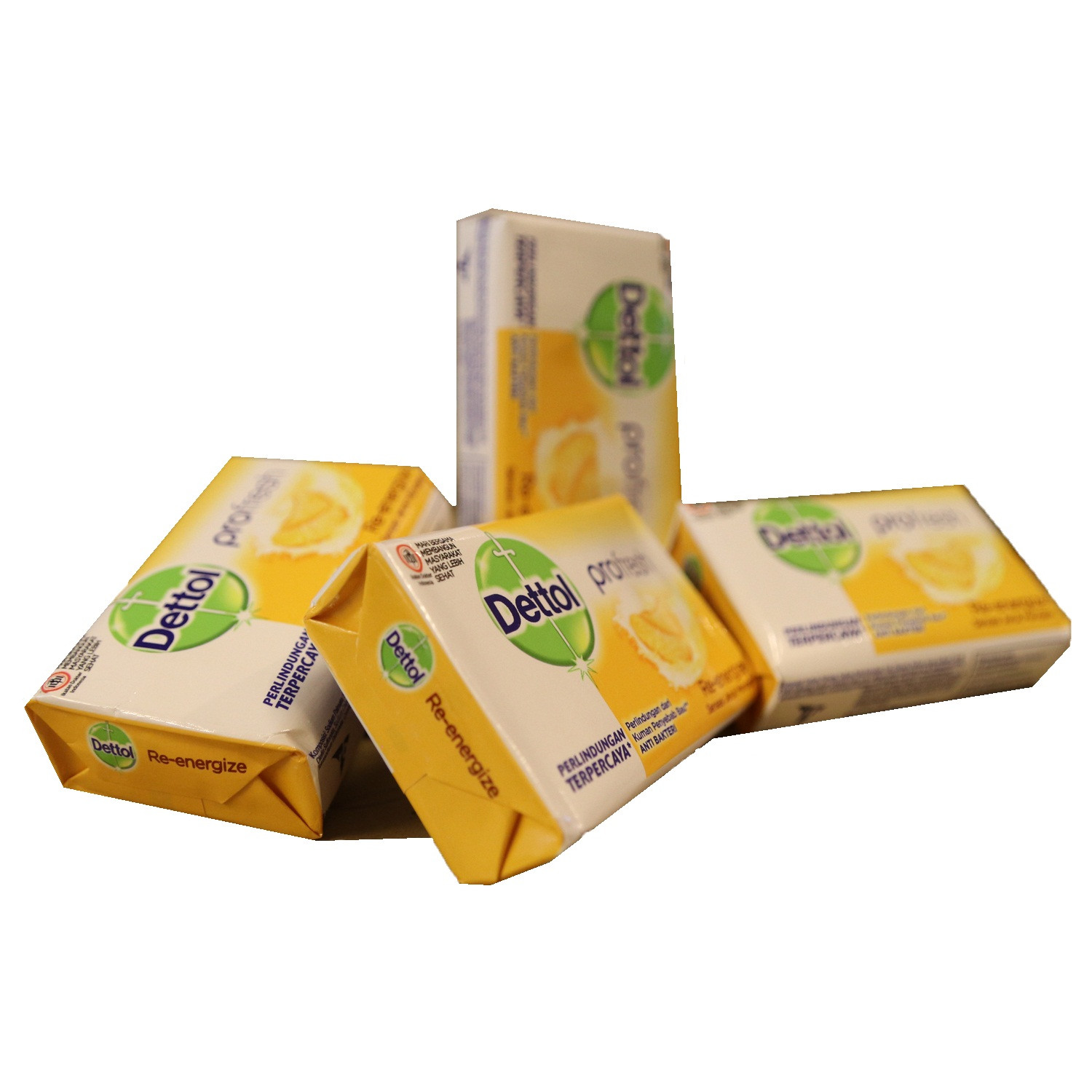 صابون ضدباکتری دتول مدل Profresh Re-energize کد 3060666 وزن 65 گرم بسته 6 عددی