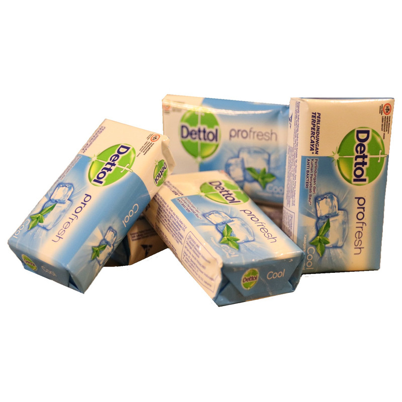 صابون ضدباکتری دتول مدل Profresh cool کد 3060316 وزن 65 گرم بسته 6 عددی