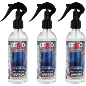 اسپری پاک کننده مبل و فرش بمو مدل TRA2 حجم 250 میلی لیتر بسته 3 عددی