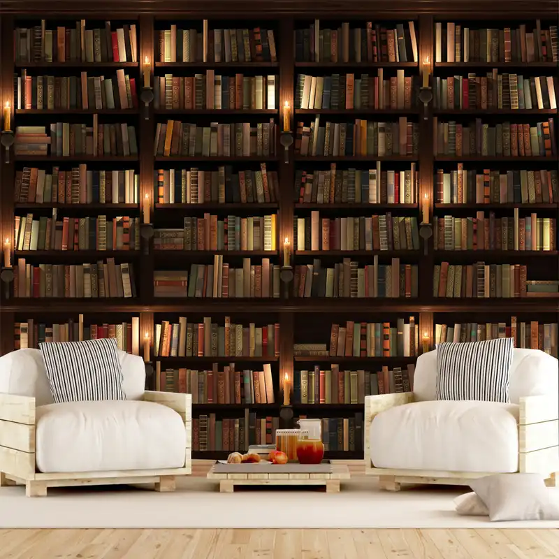 پوستر دیواری طرح کتابخانه کد FOTOZ 46