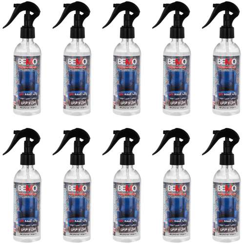 اسپری پاک کننده مبل و فرش بمو مدل TRA2 حجم 250 میلی لیتر بسته 10 عددی