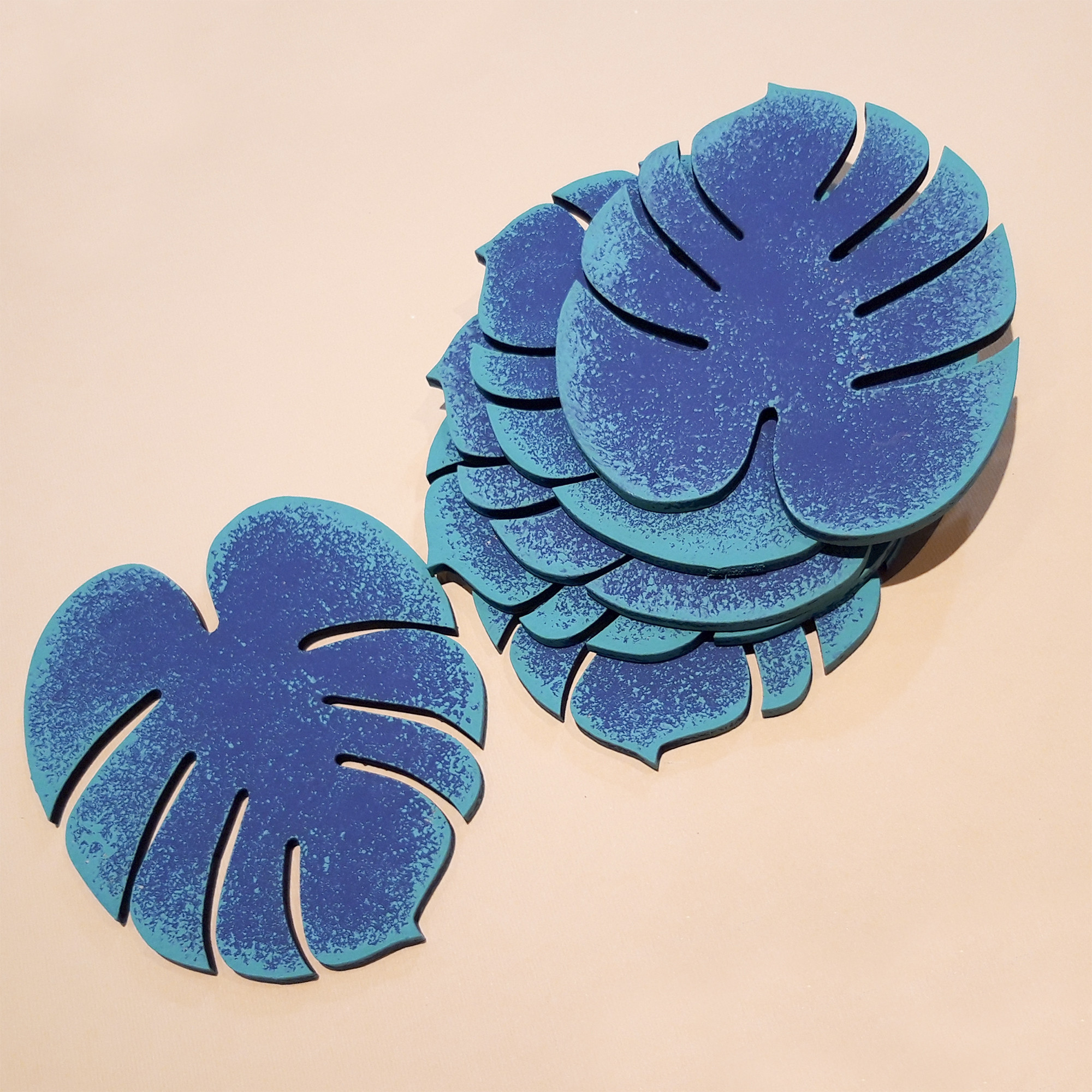 زیرلیوانی طرح برگ مدل Z08