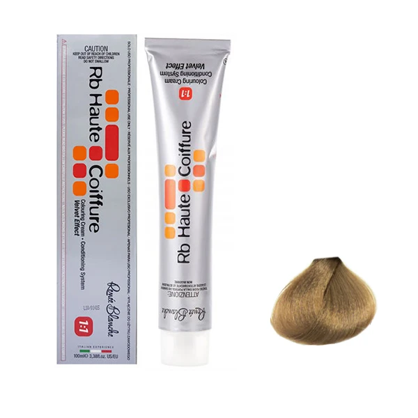 رنگ مو رنه بلانش سری coiffure شماره 8D حجم 100 میلی لیتر رنگ بلوند طلایی روشن