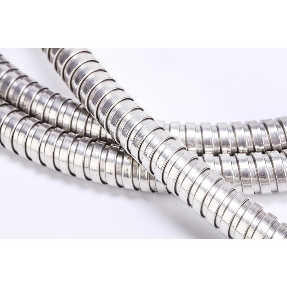 شلنگ دوش حمام استیل متال مدل QR0058459