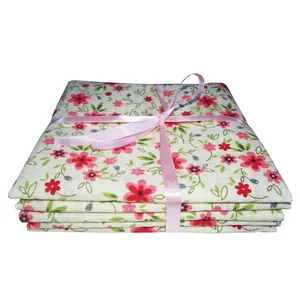 دستمال آشپزخانه طرح Flower01 بسته 5 عددی