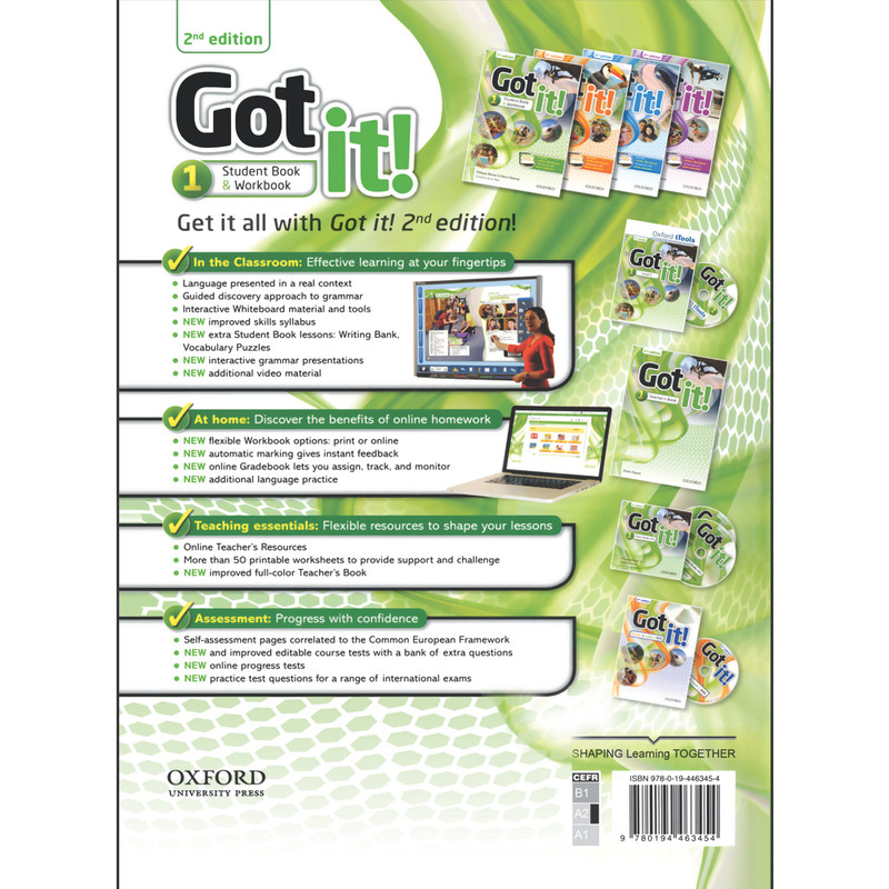 کتاب GOT IT 1 اثر جمعی از نویسندگان انتشارات OXFORD کتاب GOT IT 1 اثر جمعی از نویسندگان انتشارات OXFORD