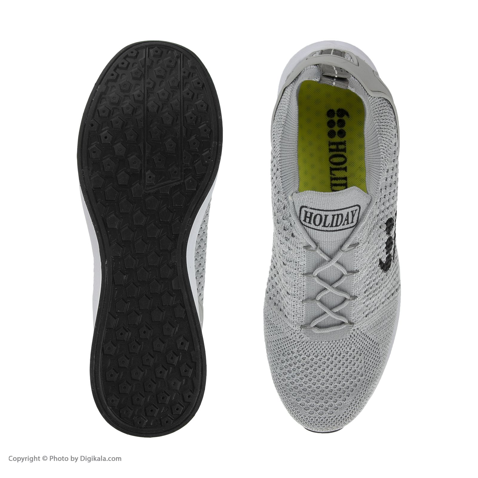 کفش ورزشی مردانه هالیدی مدل 244413-Grey -  - 4
