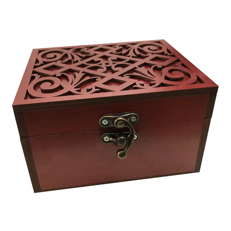 جعبه هدیه چوبی مدل j58