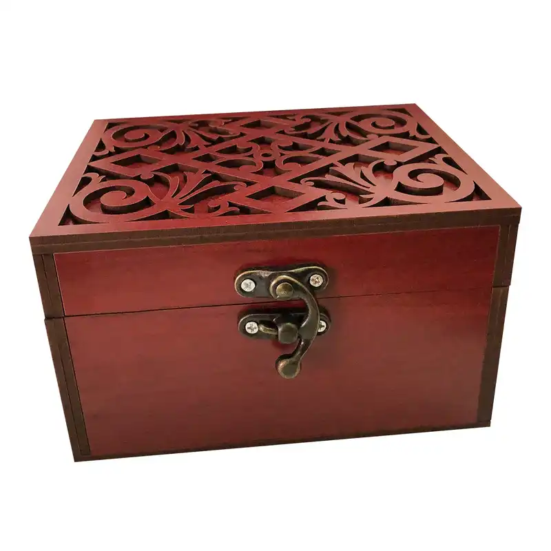 جعبه هدیه چوبی مدل j58