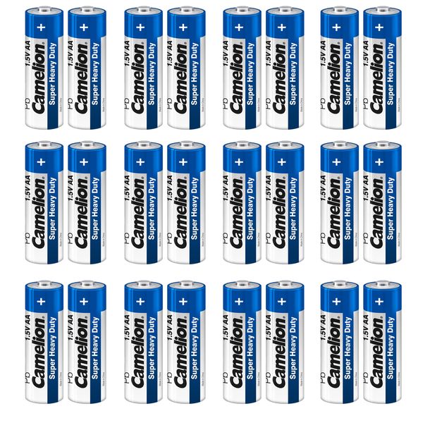 باتری قلمی کملیون مدل Super Heavy Duty بسته 24 عددی 