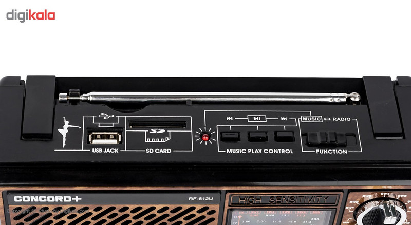 رادیو کنکورد پلاس مدل RF-612U رادیو کنکورد پلاس مدل RF-612U