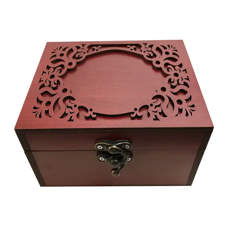 جعبه هدیه چوبی مدل j62