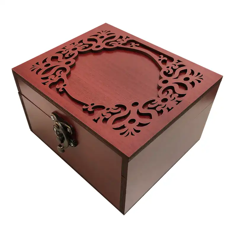 جعبه هدیه چوبی مدل j62