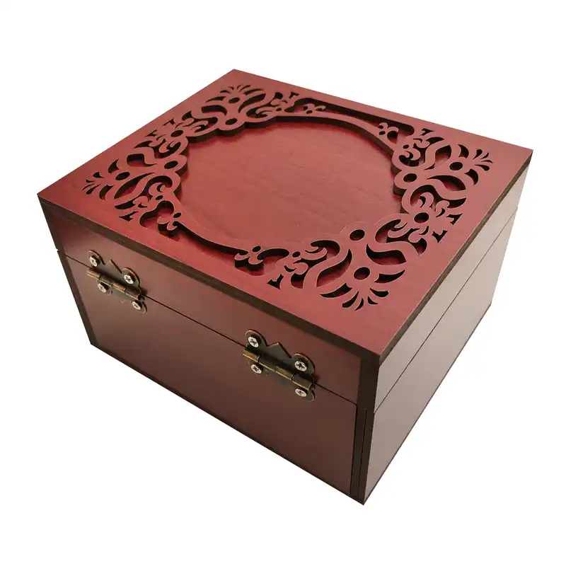 جعبه هدیه چوبی مدل j62