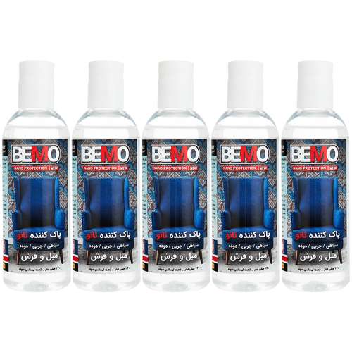 مایع پاک کننده مبل و فرش بمو مدل FAN2 حجم 250 میلی لیتر بسته 5 عددی
