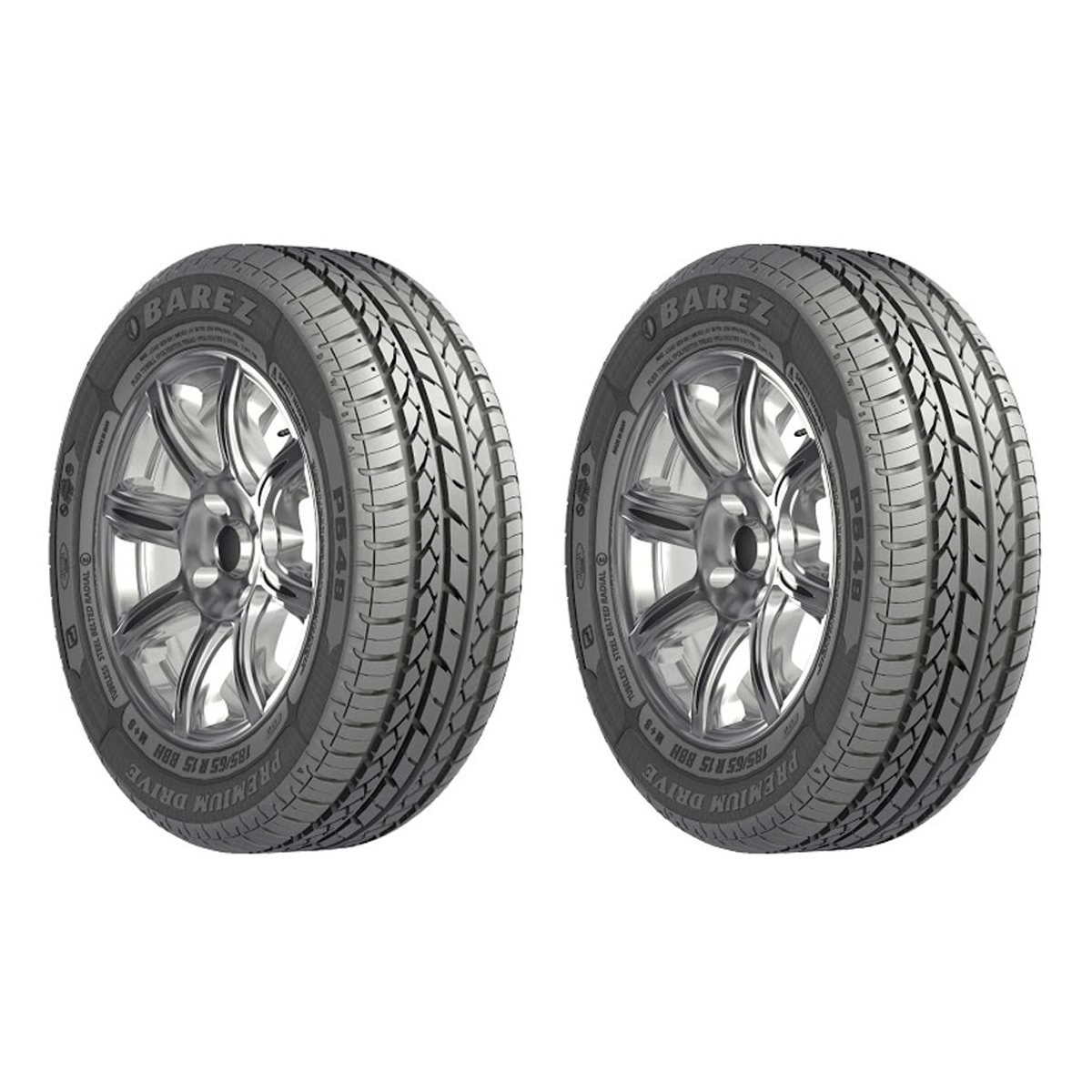 لاستیک خودرو بارز مدل p648 سایز 195/65R15 - دو حلقه