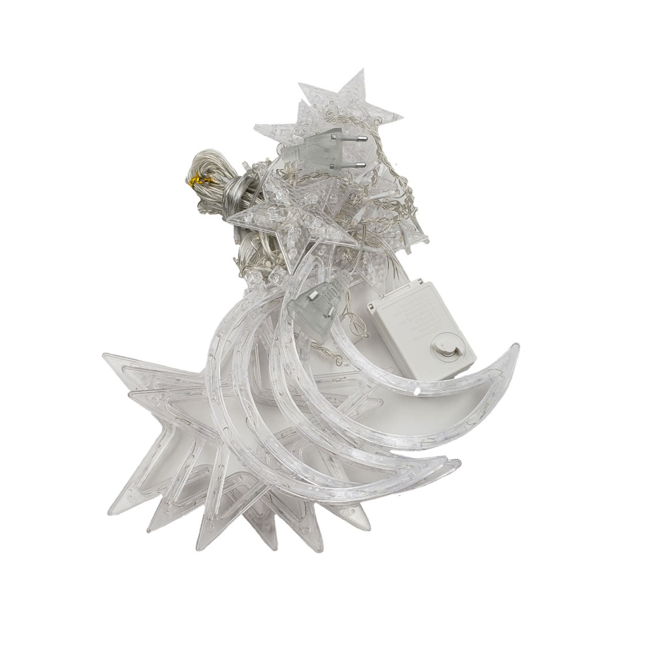 ریسه ال ای دی مدل ماه و ستاره کد 1002 طول 2.5 متر