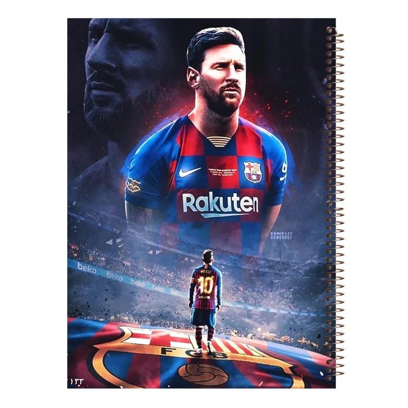 دفتر نقاشی مجنتا طرح مسی کد 133