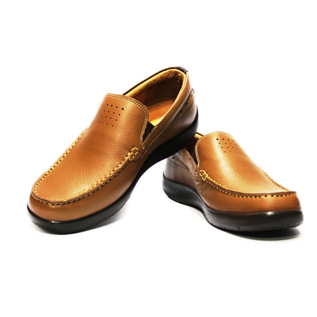 کفش روزمره مردانه فرزین کد KKW 0009 رنگ گردویی -  - 3