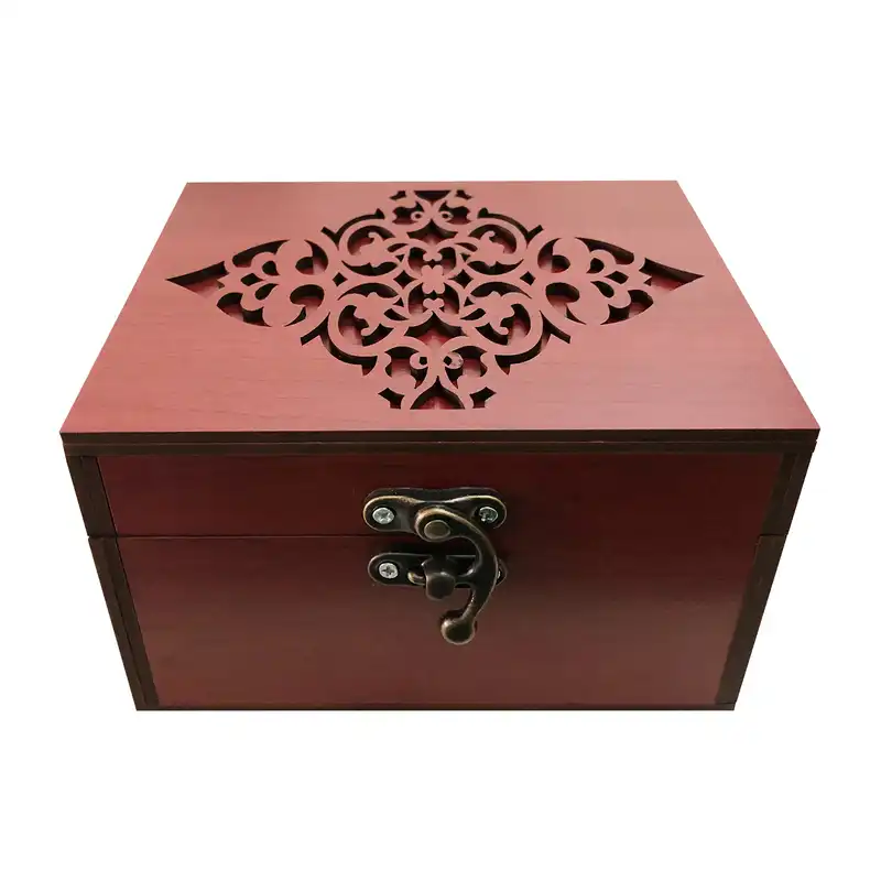 جعبه هدیه چوبی مدل j66