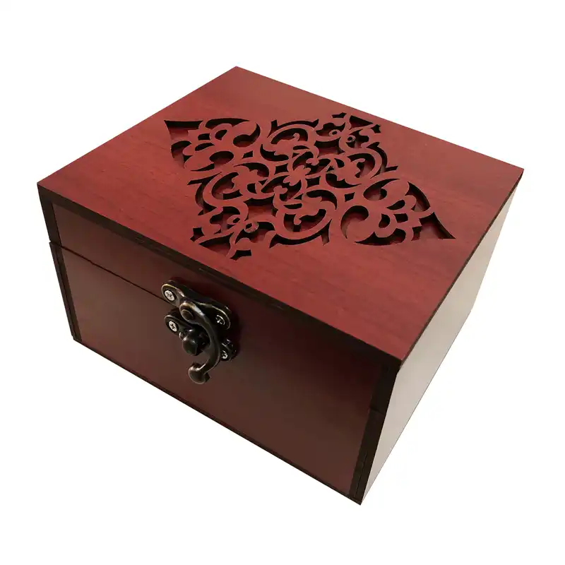 جعبه هدیه چوبی مدل j66