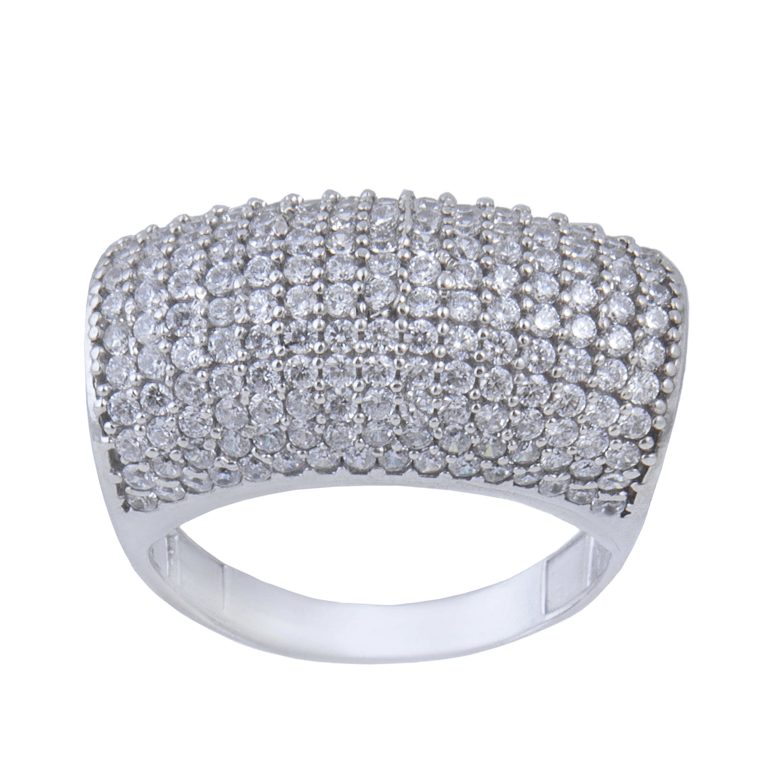 انگشتر نقره زنانه بازرگانی میلادی کد AWR-187