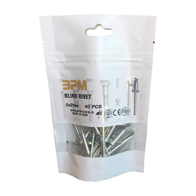 میخ پرچ مدل BPM5-21 بسته 40 عددی