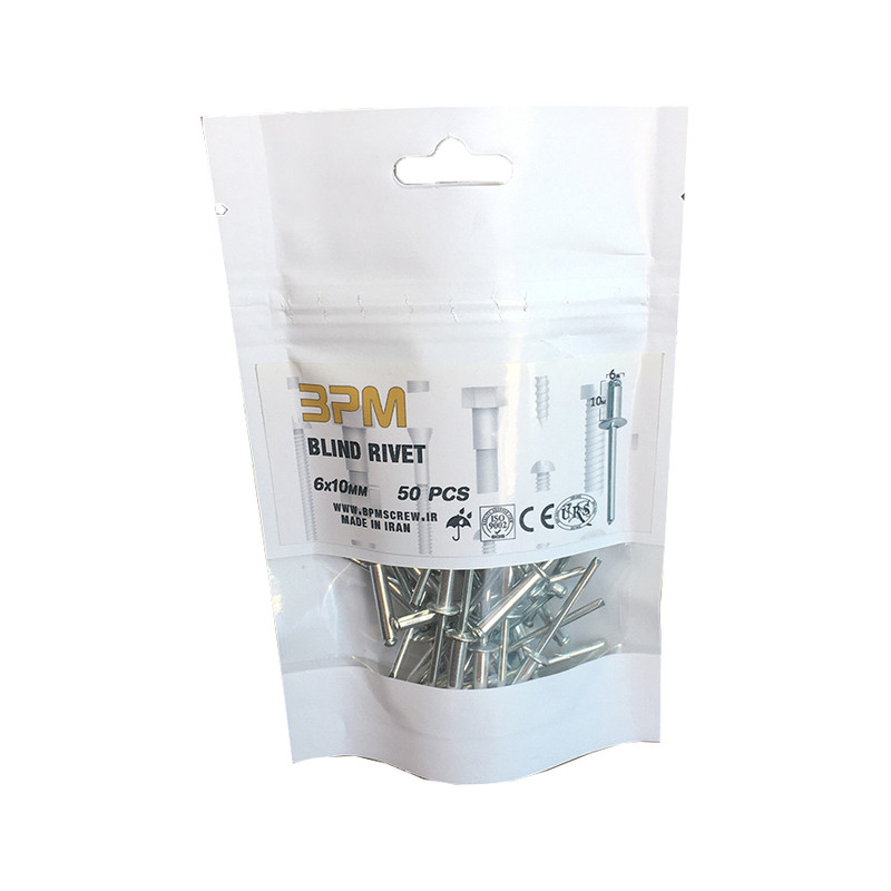 میخ پرچ مدل BPM6-10 بسته 50 عددی