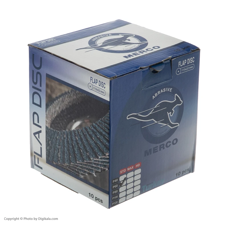 عکس شماره 5 : سنباده فلاپ دیسک مرکو مدل 11522 _z40