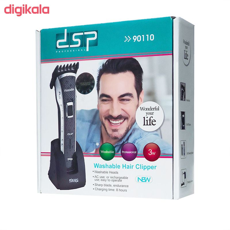 ماشین اصلاح موی صورت و سر دی اس پی مدل 90110 main 1 5