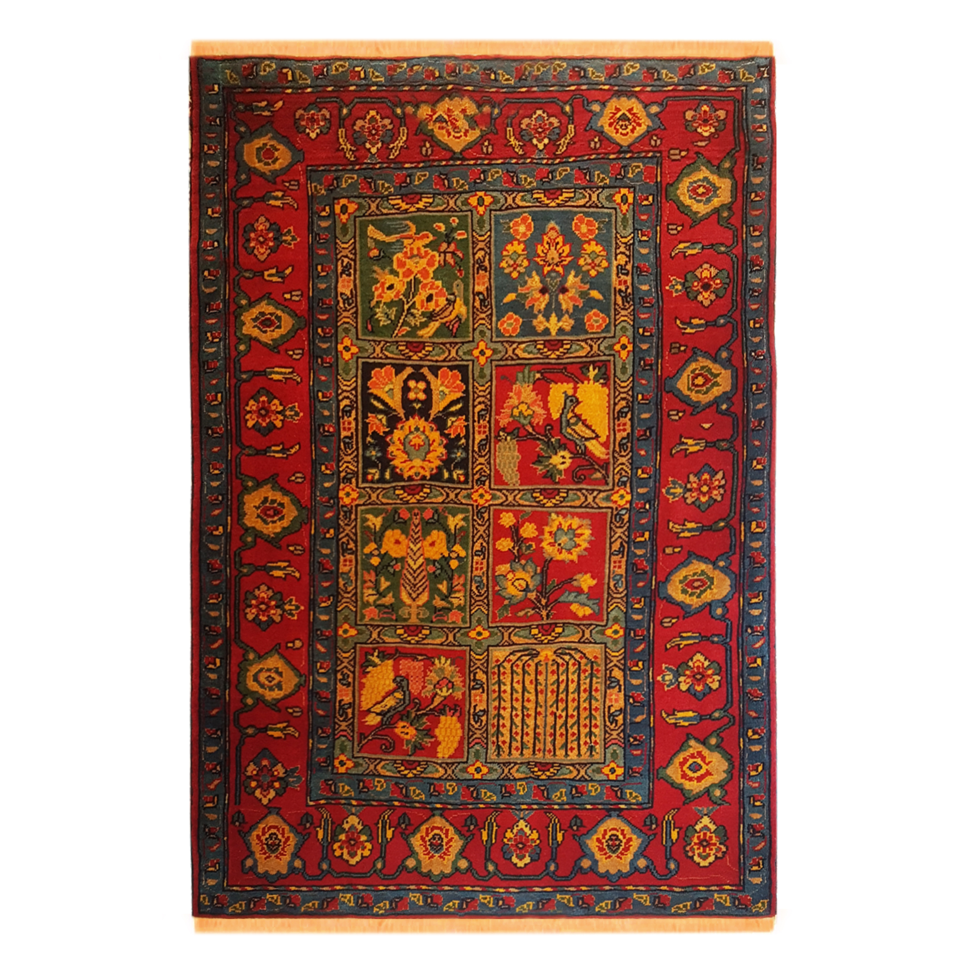 فرش دستباف یک و نیم متری کد 991011