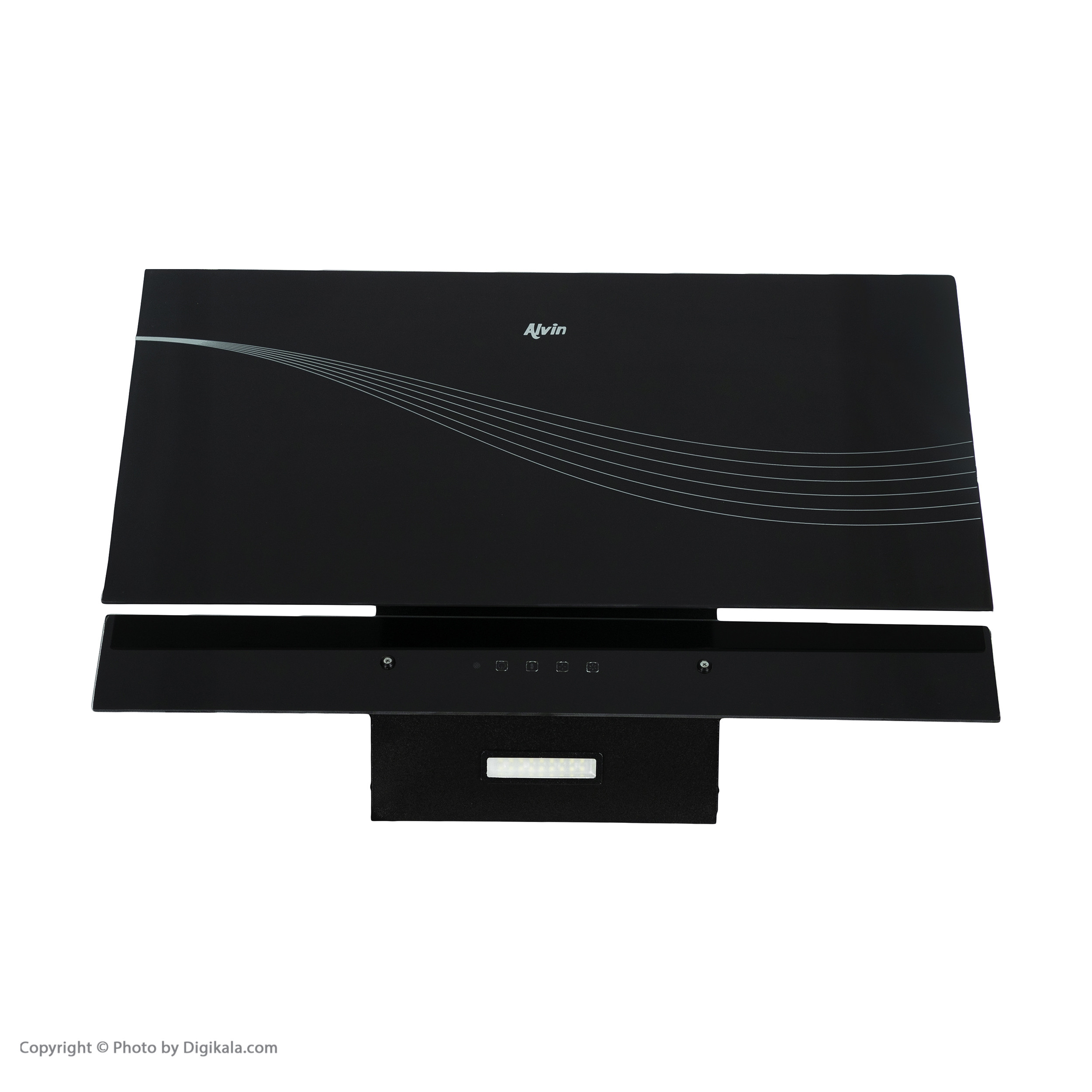 هود آشپزخانه مورب آلوین مدل linda سایز 90