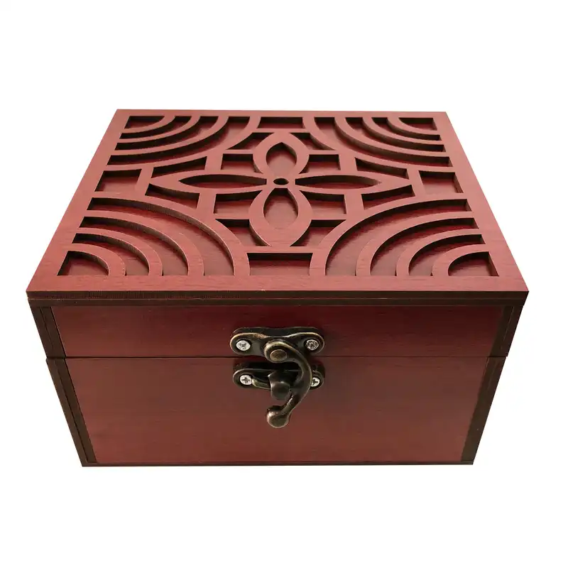 جعبه هدیه چوبی مدل j72