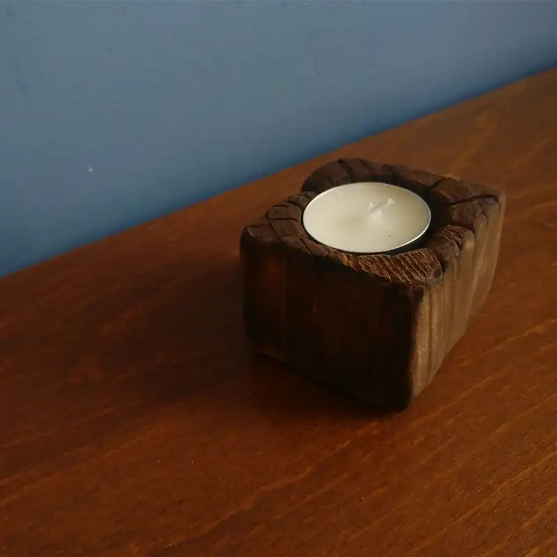 جا شمعی چوبی مدل 112