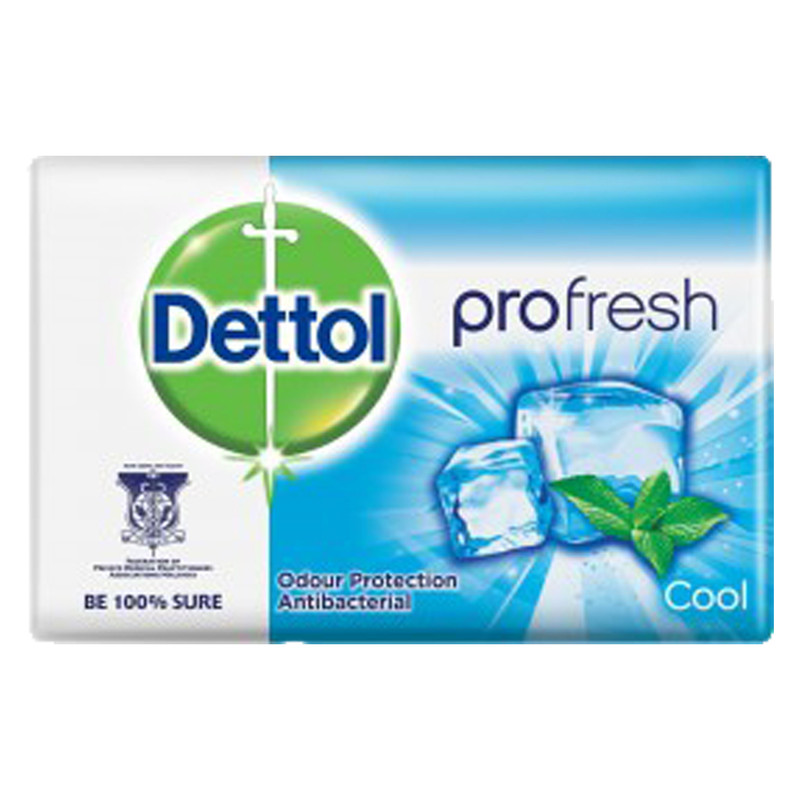 صابون ضدباکتری دتول مدل Profresh cool کد 3060316 وزن 65 گرم بسته 6 عددی