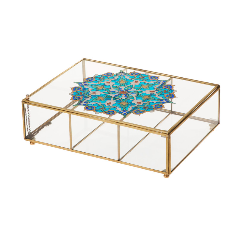 شکلات خوری شیشه ای مدل Marmar3-Vit کد RM2028