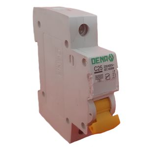 فیوز مینیاتوری تک فاز 25 آمپر دنا الکتریک ایرانیان مدل C 25