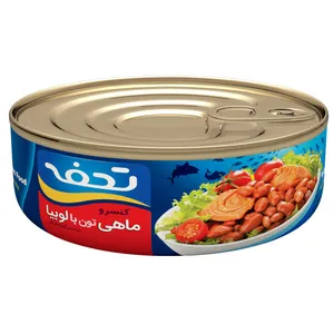 کنسرو ماهی تن لوبیا چیتی تحفه - 230 گرم