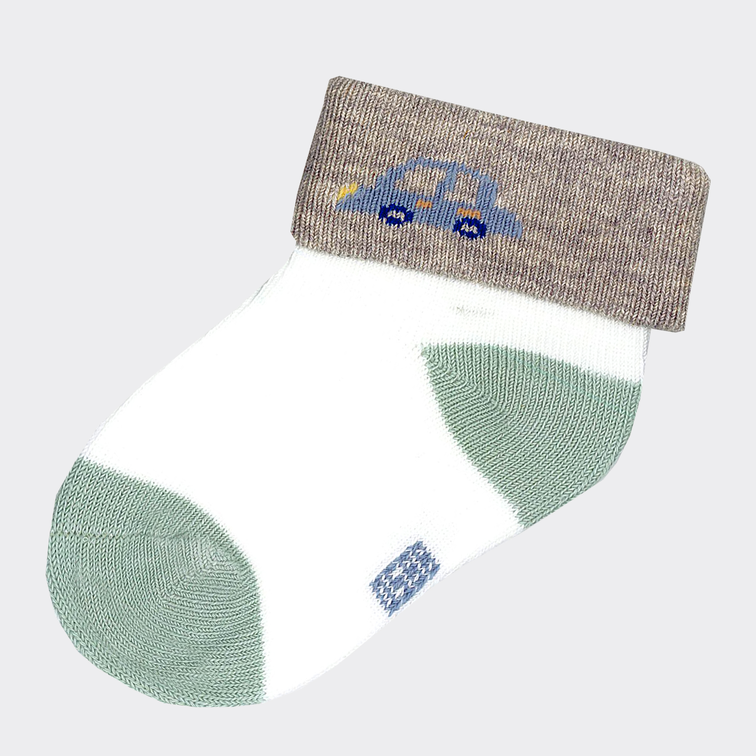 جوراب نوزادی مستر راد طرح ماشین مدل car 1036