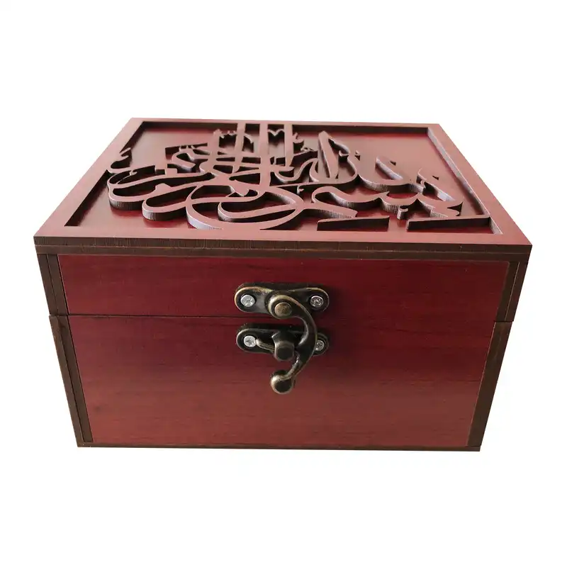 جعبه هدیه چوبی مدل j75