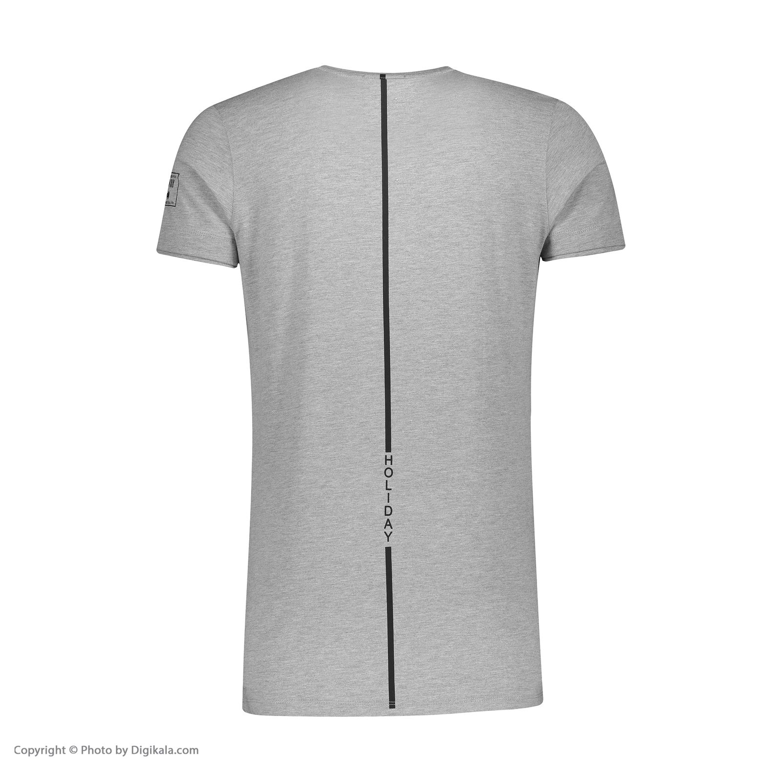 تی شرت ورزشی مردانه هالیدی مدل 807104-Melange -  - 4