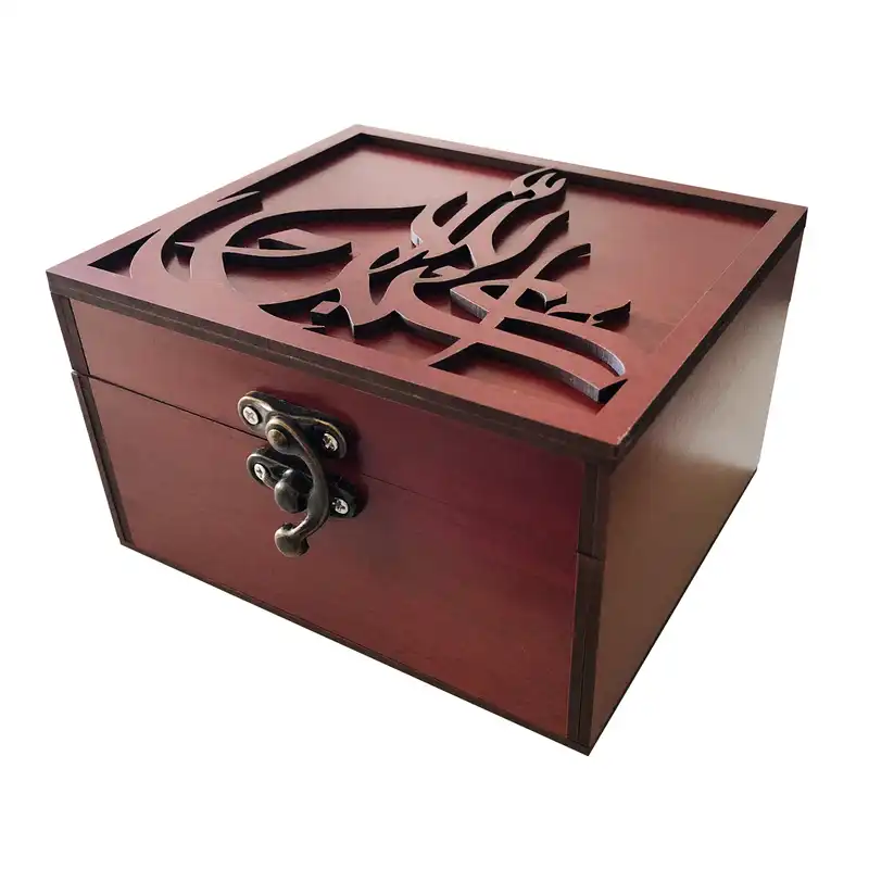 جعبه هدیه چوبی مدل j76