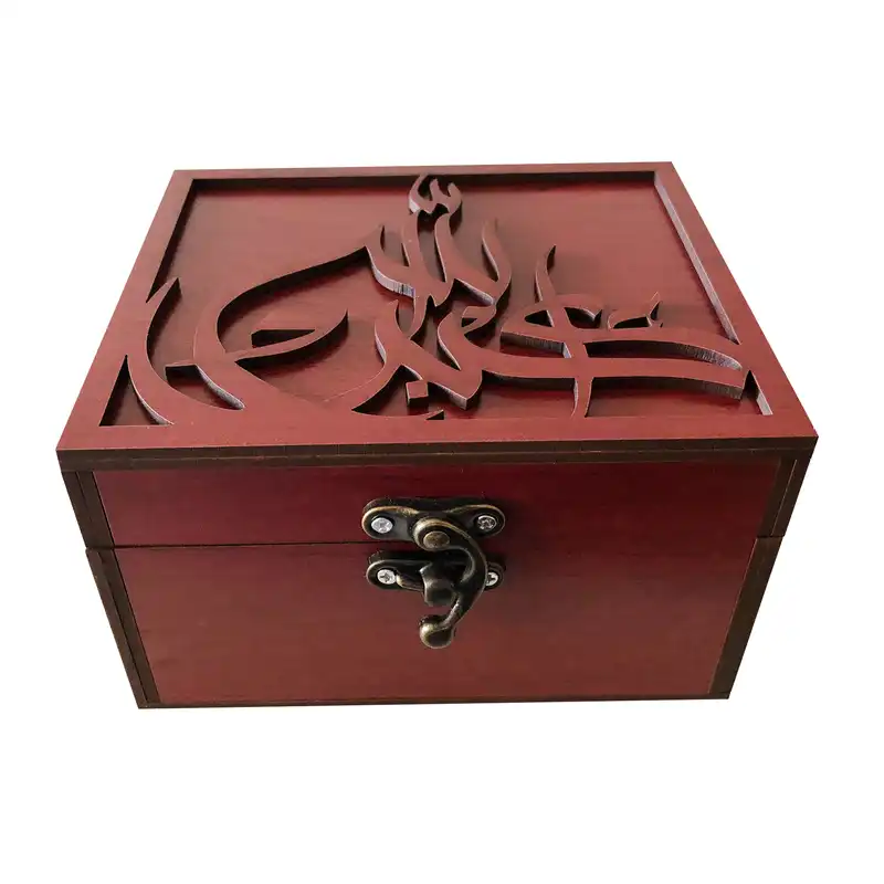 جعبه هدیه چوبی مدل j76