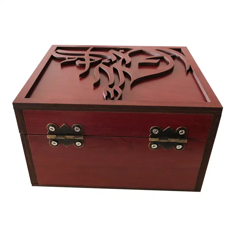 جعبه هدیه چوبی مدل j76