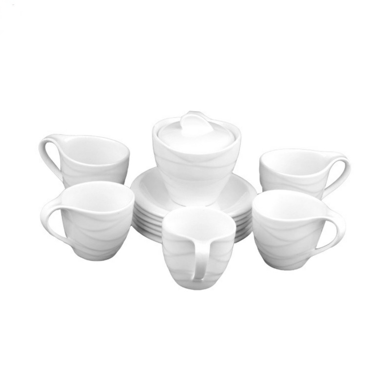 سرویس چای خوری ۱۴ پارچه گلدکیش مدل فلاور