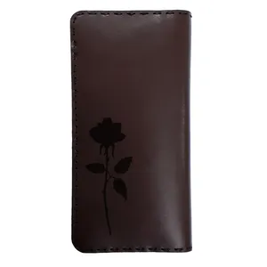 کیف پول مردانه طرح گل رز کد N012