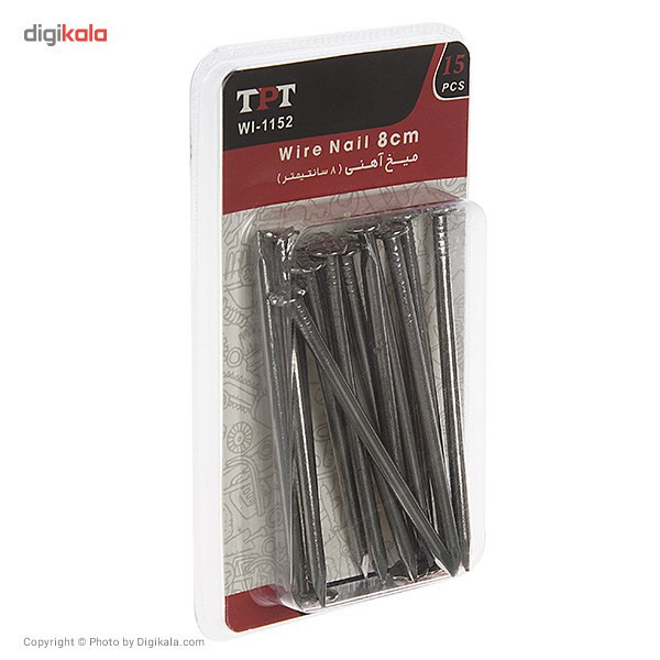 مجموعه 15 عددی میخ آهنی تی پی تی مدل WI-1152