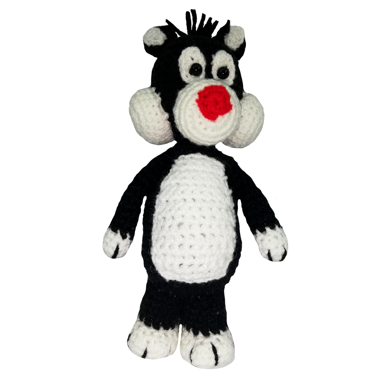 عروسک بافتنی طرح گربه کد SV1