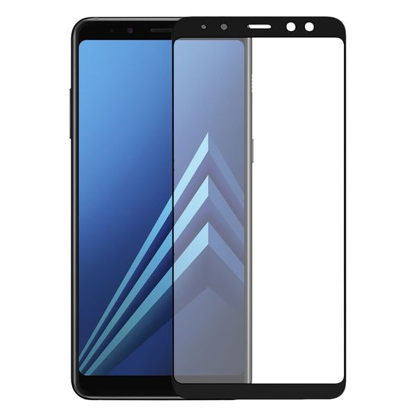 محافظ صفحه نمایش شیشه ای مدل 5D مناسب برای گوشی سامسونگ A8 2018 محافظ صفحه نمایش شیشه ای مدل 5D مناسب برای گوشی سامسونگ A8 2018